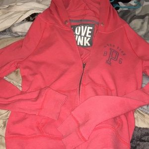 PINK Vs zip up hoodie